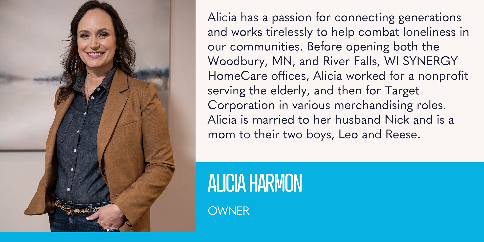 Photo of Alicia Harmon and bio