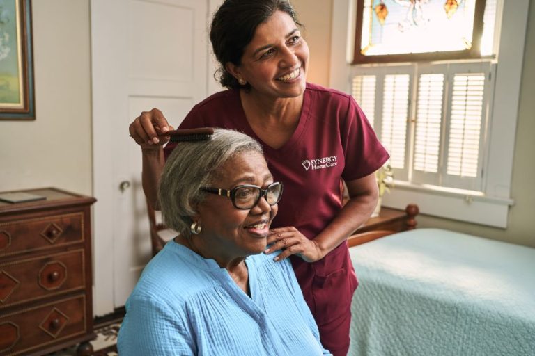 Care Receiver Getting Ready SYNERGY HomeCare