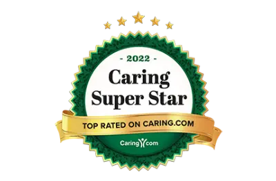Caring Stars Award Badge