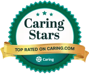 Caring Stars Award Badge