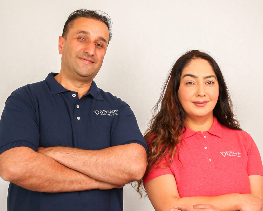SYNERGY HomeCare in Escondido, CA | Owners Roya Ghanimat & Sher Bashir