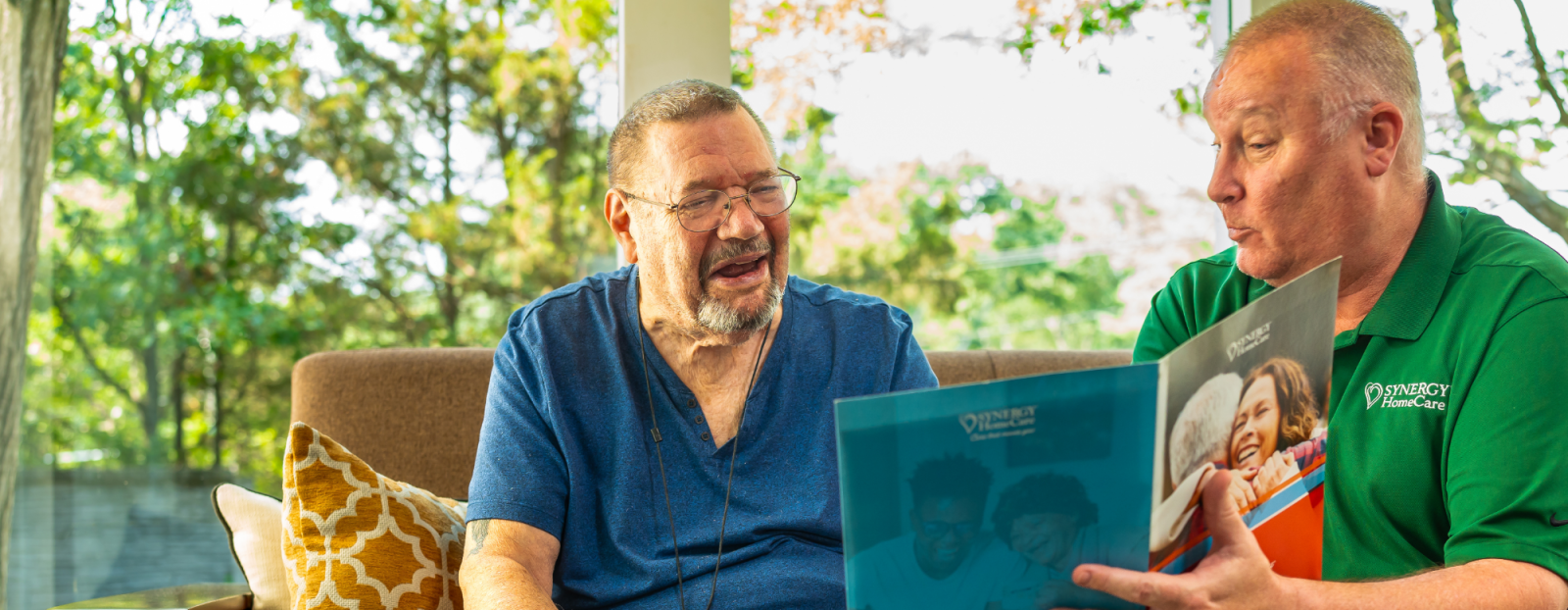 Frequently Asked Questions FAQs SYNERGY HomeCare Caregiver with Client