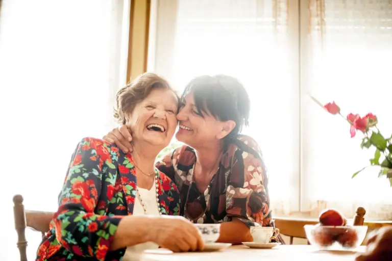 SYNERGY HomeCare Client and daughter