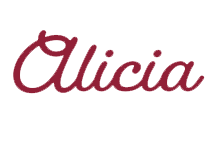 Alicia signature