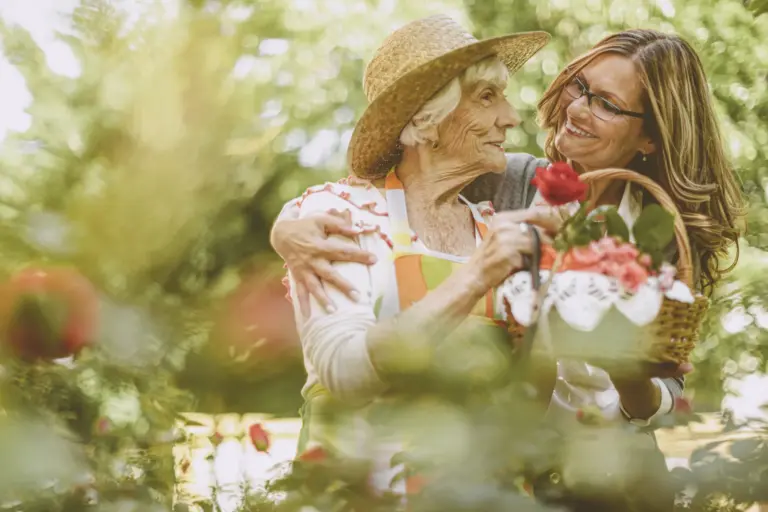 In the garden