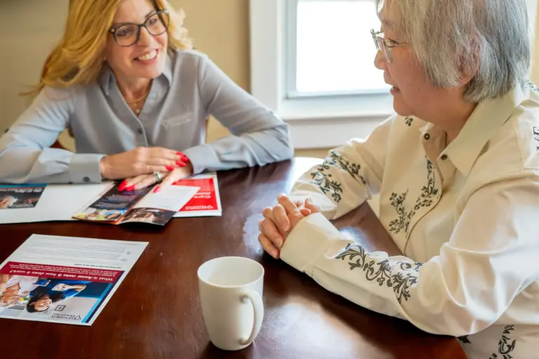 SYNERGY Homecare client and caregiver