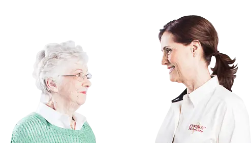 Caregiver And Senior