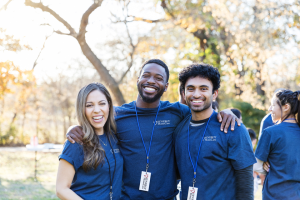 Three SYNERGY HomeCare caregivers