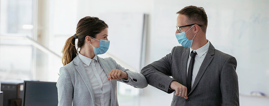 people wearing masks