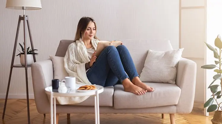 woman relaxing