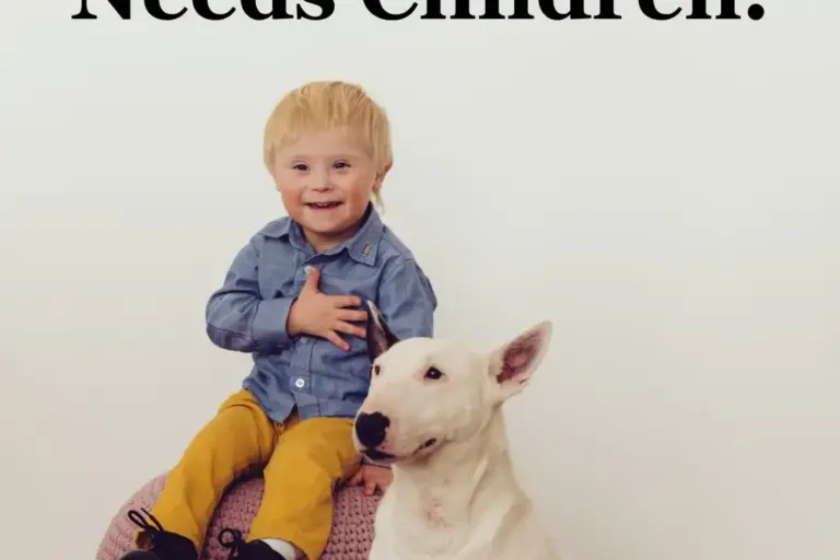 Special Needs Child with Dog